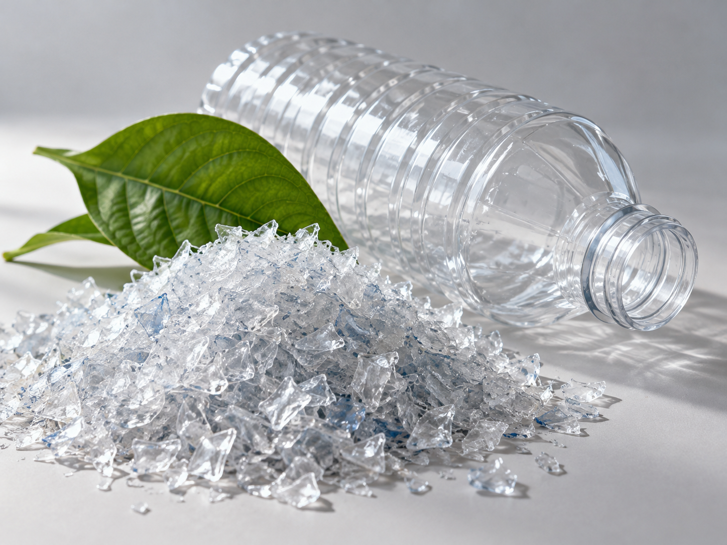 Recycled PET concept and environmental certification